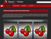 Tablet Screenshot of cherryredcasino.com